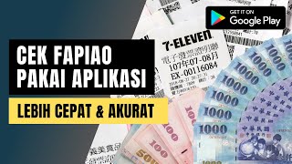 CARA CEK FABIO  FAPIAO BELANJA TAIWAN PAKAI APLIKASI  發票對獎APP使用教學印尼文 [upl. by Acillegna]