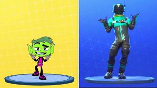 Cartoon Network Characters Doing Fortnite Dances [upl. by Enaasiali]