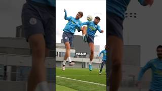 ERLING HAALAND YELLS at MAN CITY teammate 🤣 shorts football soccer [upl. by Swerdna]