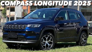 Jeep Compass Longitude 2025  Agora mais completo e seguro 4K [upl. by Faludi]