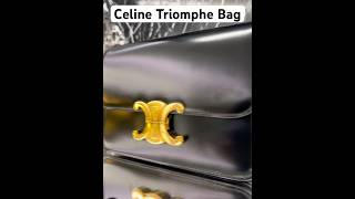 CELINE TRIOMPHE BAG IN SHINY CALFSKIN bag luxurybag fashion luxury celine celinebag [upl. by Antone]