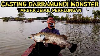 ULTRALIGHT CASTING BARRAMUNDI MONSTER DI PEKALONGAN [upl. by Isteb]