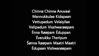 Vishwaroopam Lyrics REMIX [upl. by Prosperus]