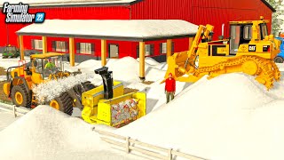 GOLD MINE GETS SHUT DOWN BY BLIZZARD 5FT OF SNOW  FS22 [upl. by Genaro727]