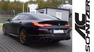 BMW M850i  Wydech ACSchnitzer axleback exhaust  Wydechowepl [upl. by Tniassuot]