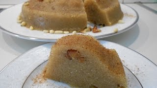 Semolina Halva RecipeΣυμιγδαλένιος χαλβάςKaterina GiannakopoulouKaterinalittleKitchen Recipe 36 [upl. by Norean914]