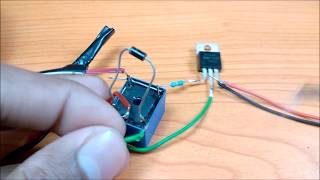 Make a simple touch switch to control fan and light DIY [upl. by Duff]