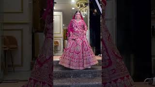 Rad lehenga designs Amar shop har prakar ke lehenge uplabdh hai 1million wedding viralvideo vr [upl. by Eresed]