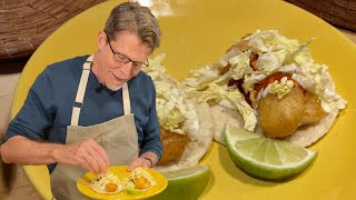 Classic Ensenada Fish Tacos  Rick Bayless Taco Manual [upl. by Doowron]