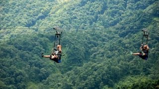 Worlds most extreme zipline  ZipFlyer Nepal [upl. by Merp]