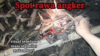 jarang orang berani⁉️ mancing belut di spot rawa paling angker sarangnya belut belut purba [upl. by Robillard]