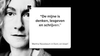 Podcast Kant en klaar  Aflevering 1 Martha Nussbaum [upl. by Aloisia573]