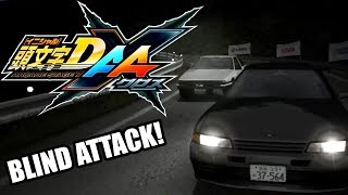 Trueno AE86 VS GTR R32 BLIND ATTACK SHINIGAMI  INITIAL D ARCADE STAGE 7 AAX [upl. by Delmar]