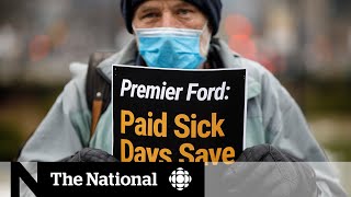 Ontario announces paid sick leave program [upl. by Nelyahs]