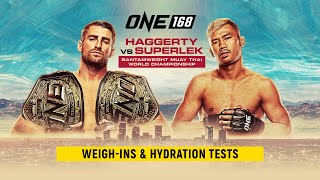 🔴 Live In HD ONE 168 Denver  WeighIns amp Hydration Tests [upl. by Ellenad]