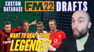 Using A Custom Database in FM22 Draft Mode [upl. by Massab968]