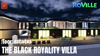 Roville House Codes Exploring The Black Royality Villa on Virtual Tour🏡  Toor estates  Roblox [upl. by Suqram]