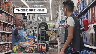 Shopping Out Of People’s Carts Prank [upl. by Atnuhs995]