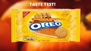 OREOS LIMITED EDITION PUMPKIN SPICE TASTE TEST [upl. by Oneg920]