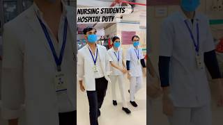 Bsc nursing student hospital duty colllegelife viralvideo youtubeshorts saddamnursingvlog [upl. by Oiled]