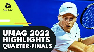 Carlos Alcaraz vs Facundo Bagnis Sinner amp Cecchinato Play  Umag 2022 Highlights QuarterFinals [upl. by Eilram459]