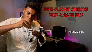 PREFLIGHT CHECKS FOR A SAFE FLY  DJI MINI 4 PRO  RC 2  MALAYALAM [upl. by Yrakaz]