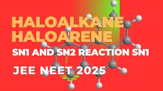 haloalkane and haloarene  Properties of haloalkane and haloarene  SN1 amp SN2 reaction  jee neet [upl. by Slavin]