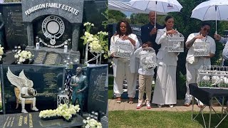 A look INSIDE Shona Ferguson tombstone unveiling [upl. by Annayat870]