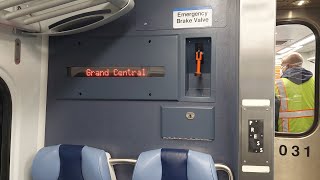 MTA LIRR Onboard First M9 Train to Grand Central Madison at Jamaica mta grandcentralmadison [upl. by Solotsopa]