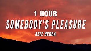 1 HOUR Aziz Hedra  Somebodys Pleasure Lyrics [upl. by Inal]