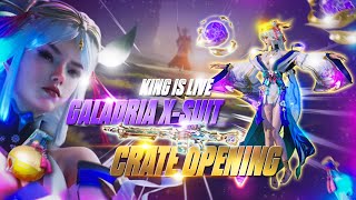 🤯New X Suit and MG3 in only 8000 UC  Luckiest Galadria X Suit Crate Opening Ever  New X Suit Crate [upl. by Ovida]