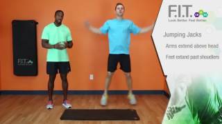 F I T Exercises Jumping Jacks 7 [upl. by Selym228]