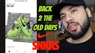 OFF WHITE AIR FORCE 1  VOLT  BLACK ON THE SNEAKRS APP [upl. by Annert]