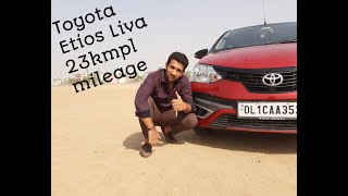 Toyota Etios Liva  23kmpl mileage  Detailed Review  worth buying Car [upl. by Sunday159]