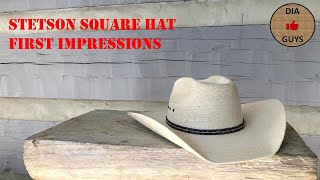 Stetson Square Straw Hat Hat First Impressions [upl. by Funk]