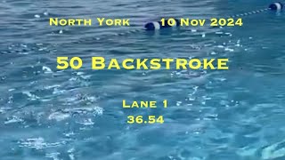 50 Backstroke  Nov 2024 [upl. by Sena92]