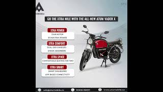 Atum Vader X  The Electric Bike That Redefines Comfort and Performance [upl. by Vullo]