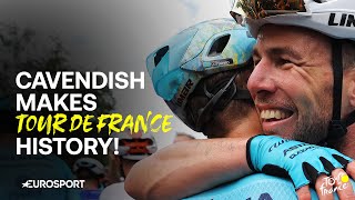 ALL 35 Mark Cavendish Tour de France stage wins 🐐  Eurosport Cycling [upl. by Alguire874]