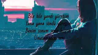 Bile Bile Yandı Yüreğim  Sevgim Yılmaz Lyrics [upl. by Nellahs]