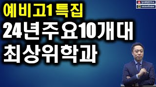 ★예비고1특집24년정시 주요10개대 최상위학과분석★ [upl. by Acima]