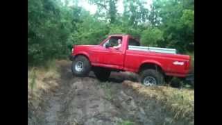 96 F150 4x4 NEW TIRE TEST 35x1250x15 GOODYEAR WRANGLER MT WKEVLAR [upl. by Einberger946]