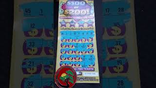 100 or 200 california scratchers big boom ☘💰californialottery jackpot [upl. by Acinej]