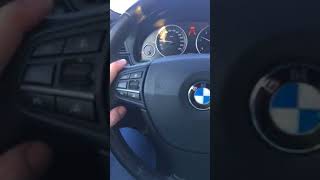 BMW F10 Adaptive cruise control [upl. by Doubler124]