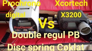 Prochrono digital vs Xcortech x3200  unit BR 25m LV double regulator PB disc spring coklat [upl. by Anehsuc]