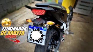 ELIMINADOR de rabeta e RETROVISOR de Z400 na TWISTER 300f 2023 [upl. by Bruyn554]