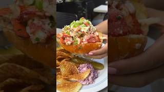 The BEST Lobster Roll in NYC 🦞🔥 The ULTIMATE LOBSTER ROLL from Mark’s Off Madison DEVOURPOWER [upl. by Eneleuqcaj]