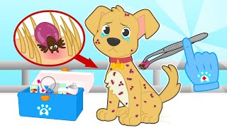 BABY PETS 🐕🪳 Max the dog has Ticks [upl. by Acemahs]