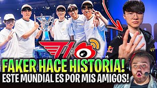 EL DÍA QUE FAKER HIZO HISTORIA POR SUS COMPAÑEROS GOAT  T1 vs WBG FINAL MUNDIAL 2023 IBAI [upl. by Nealon775]