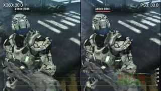 Vanquish Xbox 360 vs PlayStation 3 LikeForLike FrameRate Tests [upl. by Earej495]