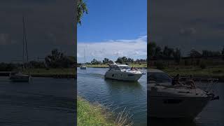 🛥️ Boats at Kanaal door Walcheren🇳🇱 TravelwithHugoF boats canal zeeland [upl. by Levesque]